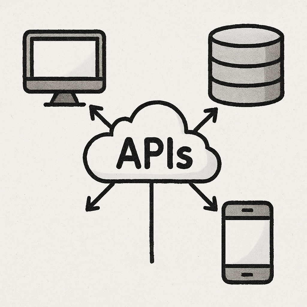 APIs connecting different systems